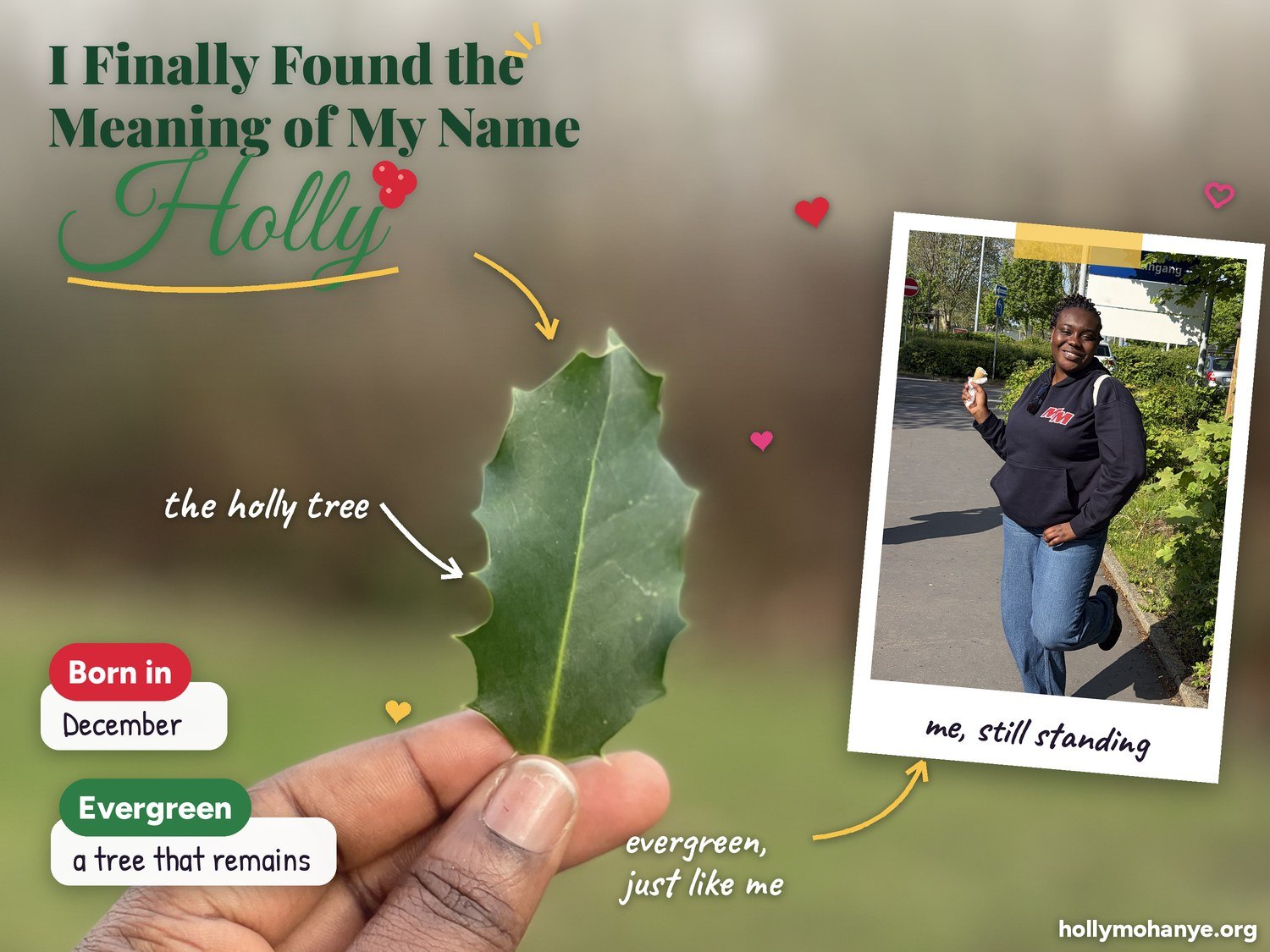 I Finally Found the Meaning of My Name, Holly 🌿✨